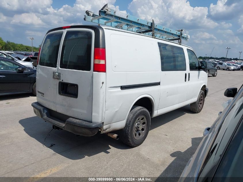 2013 Chevrolet Express 1500 Work Van VIN: 1GCSGAFX3D1154572 Lot: 39599980