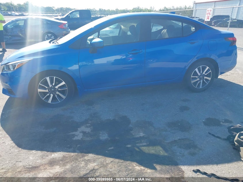 2020 Nissan Versa Sv Xtronic Cvt VIN: 3N1CN8EV7LL845794 Lot: 39599985