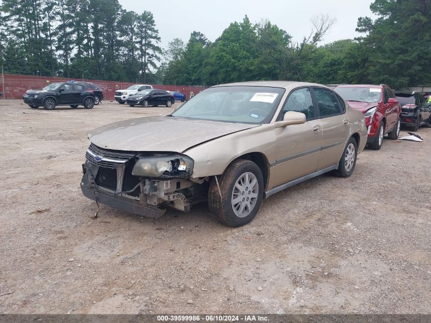 2004 Chevrolet Impala VIN: 2G1WF52EX49385764 Lot: 39599986