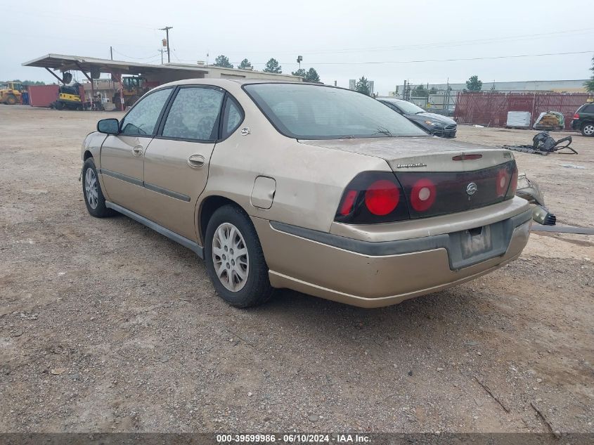 2004 Chevrolet Impala VIN: 2G1WF52EX49385764 Lot: 39599986