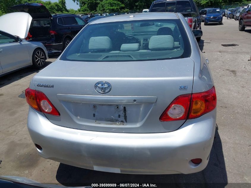 2010 Toyota Corolla Le VIN: 2T1BU4EE1AC310853 Lot: 39599989