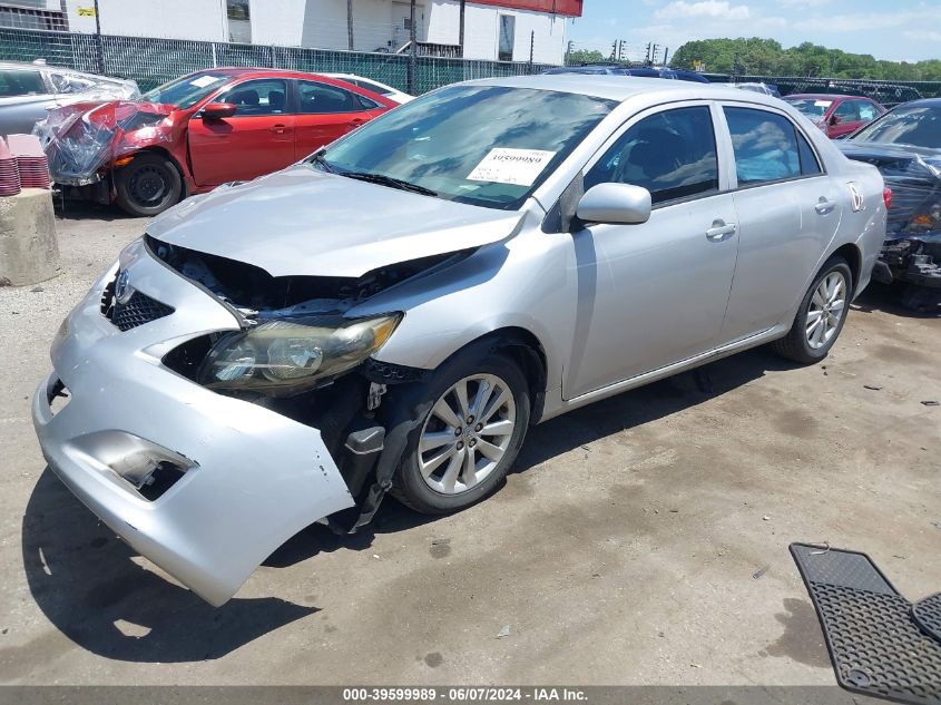 2010 Toyota Corolla Le VIN: 2T1BU4EE1AC310853 Lot: 39599989