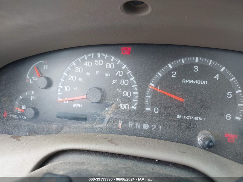 2000 Ford F-150 Work Series/Xl/Xlt VIN: 1FTRF18W9YNA27796 Lot: 39599990