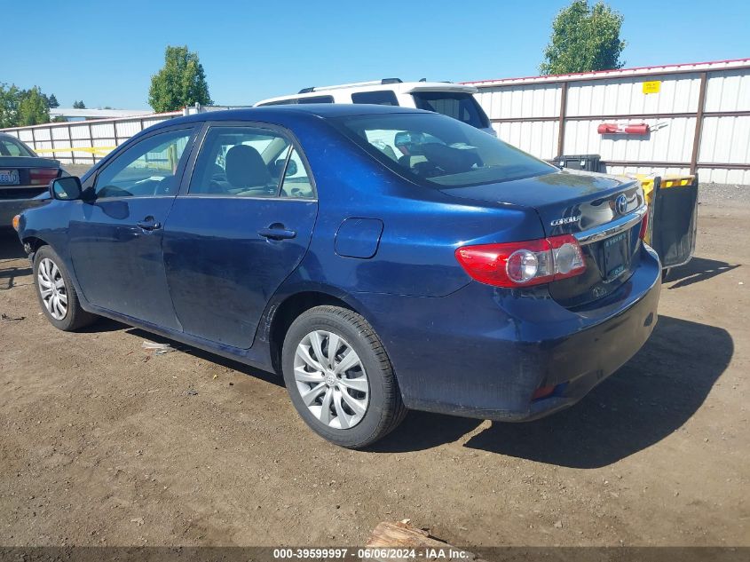 2013 Toyota Corolla Le VIN: 2T1BU4EEXDC100594 Lot: 39599997