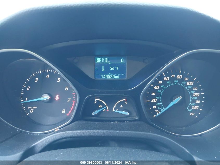 2012 Ford Focus Se VIN: 1FAHP3F22CL294177 Lot: 39600003