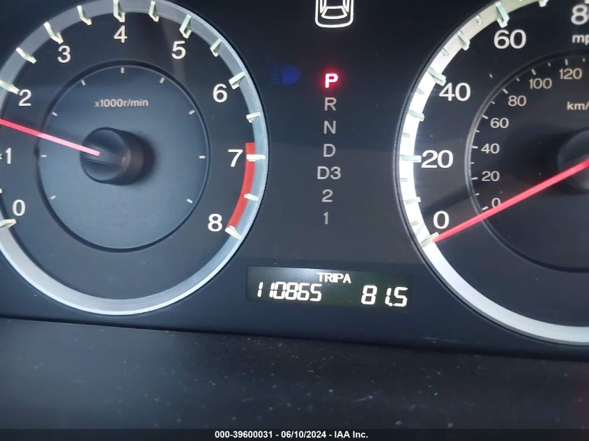 2009 Honda Accord 2.4 Lx-P VIN: 1HGCP26429A189676 Lot: 39600031