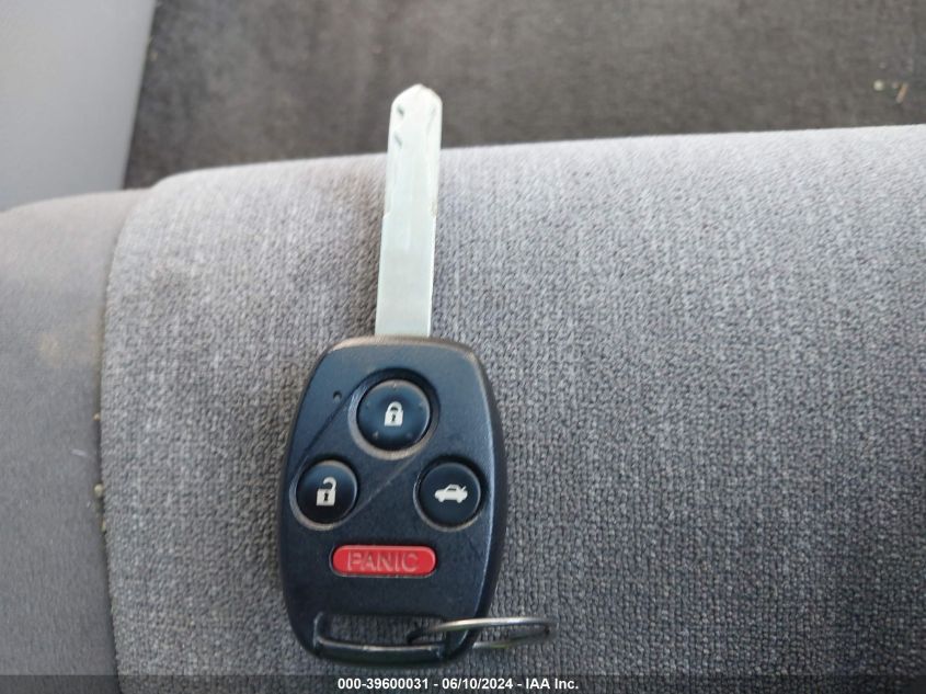 2009 Honda Accord 2.4 Lx-P VIN: 1HGCP26429A189676 Lot: 39600031