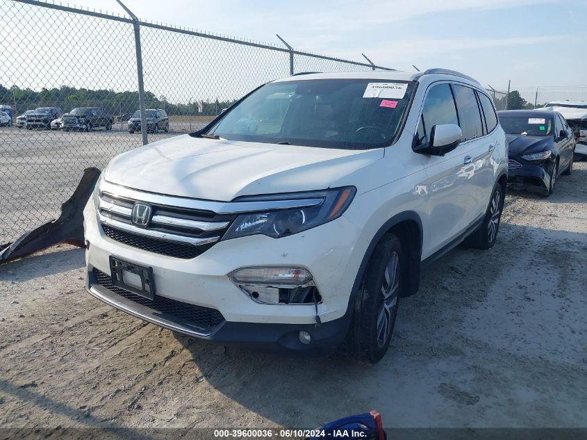 2018 Honda Pilot Touring VIN: 5FNYF5H92JB026992 Lot: 39600036