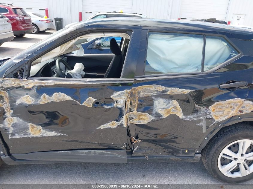 2021 Nissan Kicks S Xtronic Cvt VIN: 3N1CP5BV4ML472616 Lot: 39600039