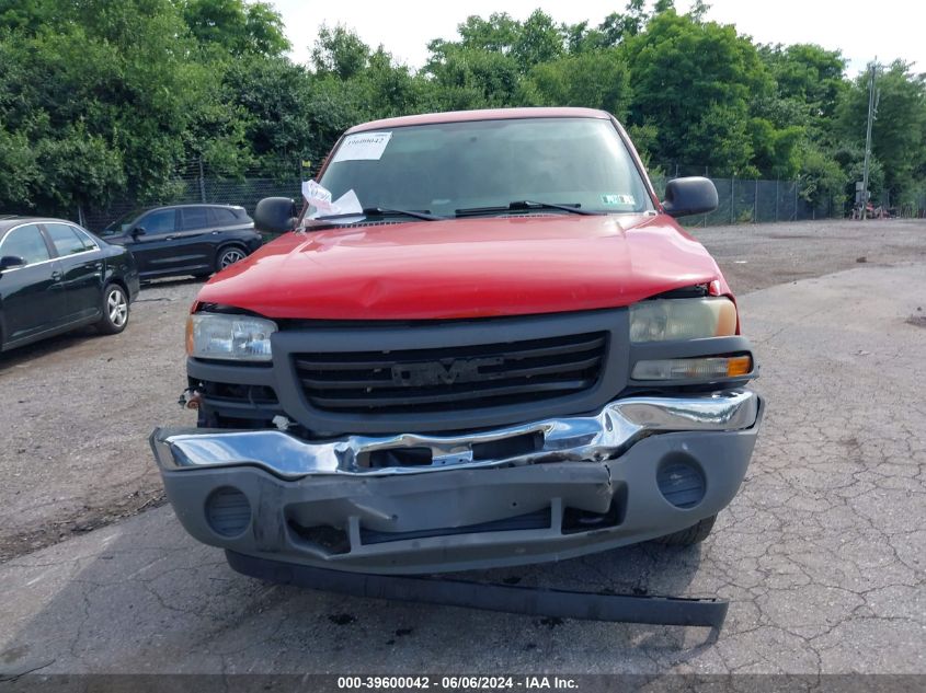 2005 GMC Sierra 1500 Work Truck VIN: 1GTEK14V95Z213902 Lot: 39600042