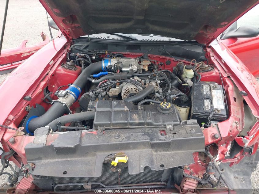 1998 Ford Mustang Gt VIN: 1FAFP45X1WF218592 Lot: 39600045