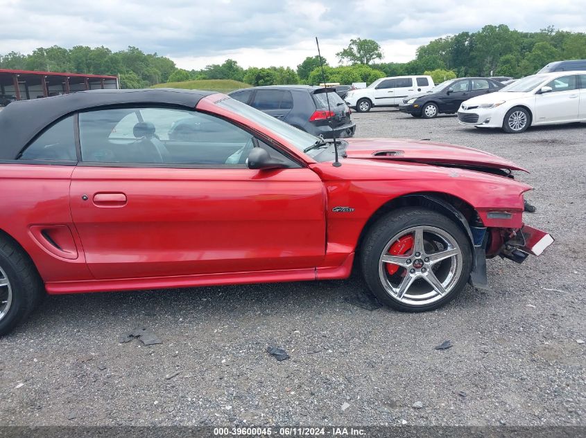 1998 Ford Mustang Gt VIN: 1FAFP45X1WF218592 Lot: 39600045