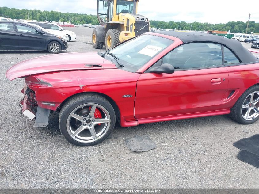 1998 Ford Mustang Gt VIN: 1FAFP45X1WF218592 Lot: 39600045