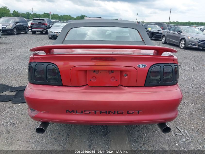 1998 Ford Mustang Gt VIN: 1FAFP45X1WF218592 Lot: 39600045