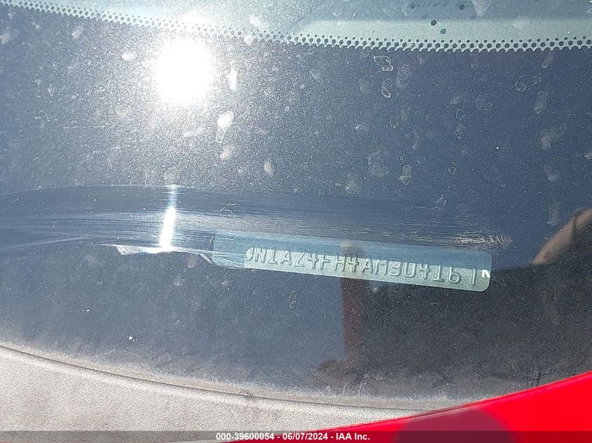 2010 Nissan 370Z VIN: JN1AZ4FH4AM304167 Lot: 39600054