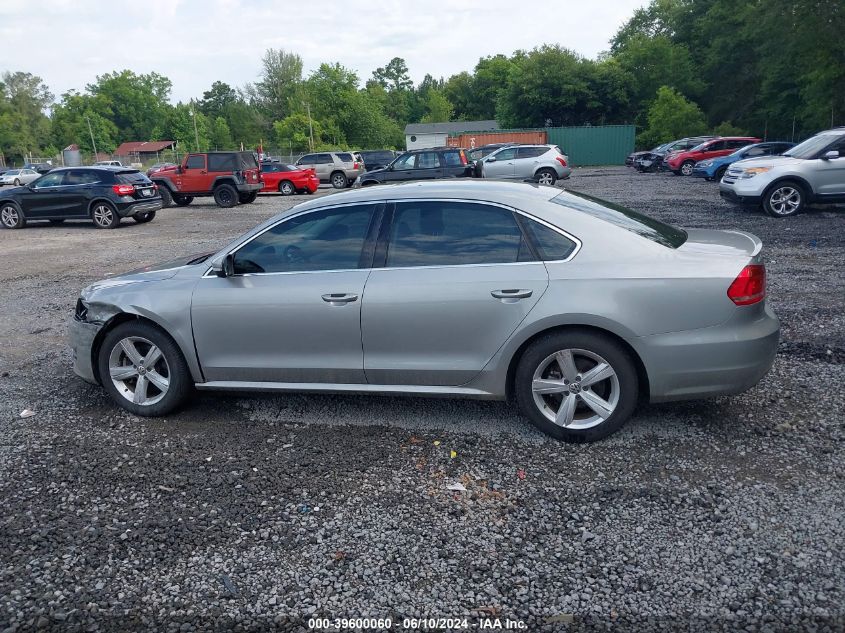 2012 Volkswagen Passat 2.0L Tdi Se VIN: 1VWBN7A31CC104461 Lot: 39600060