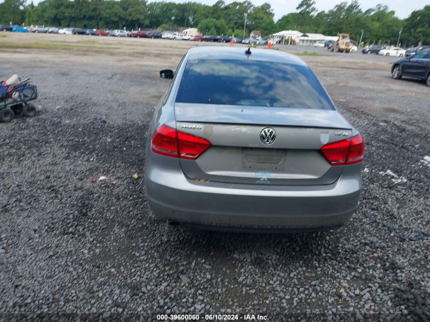 2012 Volkswagen Passat 2.0L Tdi Se VIN: 1VWBN7A31CC104461 Lot: 39600060