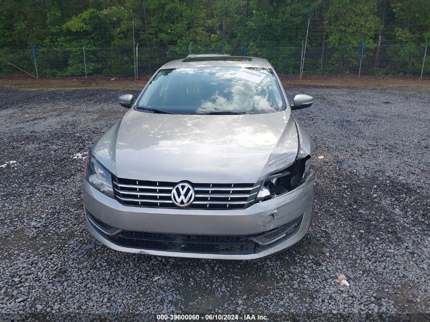 2012 Volkswagen Passat 2.0L Tdi Se VIN: 1VWBN7A31CC104461 Lot: 39600060