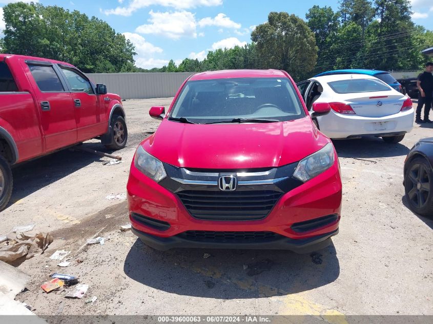 2017 Honda Hr-V Lx VIN: 3CZRU5H36HG701683 Lot: 39600063