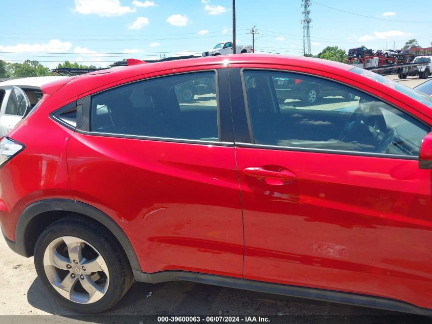 2017 Honda Hr-V Lx VIN: 3CZRU5H36HG701683 Lot: 39600063