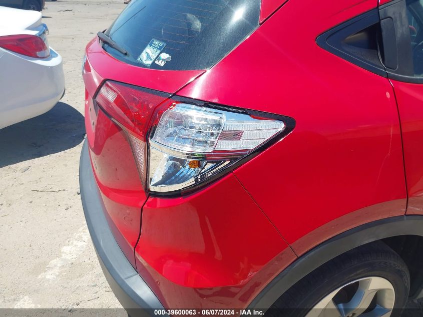 2017 Honda Hr-V Lx VIN: 3CZRU5H36HG701683 Lot: 39600063