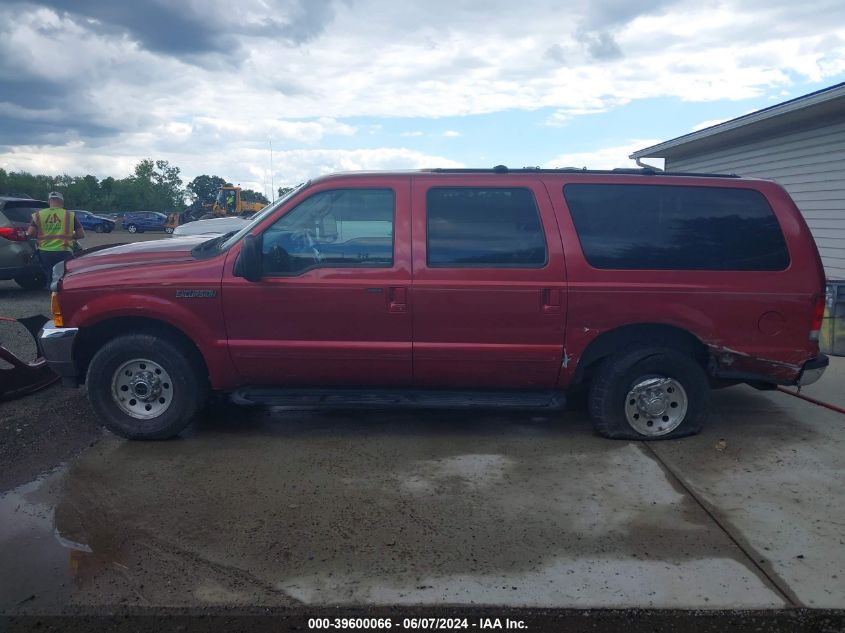 2000 Ford Excursion Xlt VIN: 1FMNU41S8YEC87857 Lot: 39600066