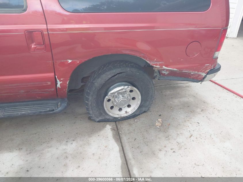 2000 Ford Excursion Xlt VIN: 1FMNU41S8YEC87857 Lot: 39600066