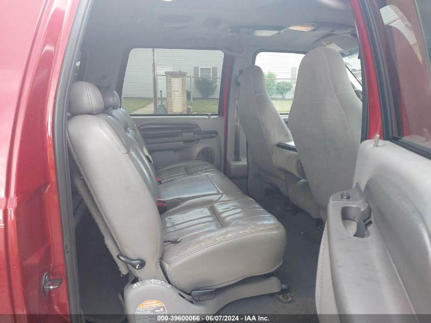 2000 Ford Excursion Xlt VIN: 1FMNU41S8YEC87857 Lot: 39600066