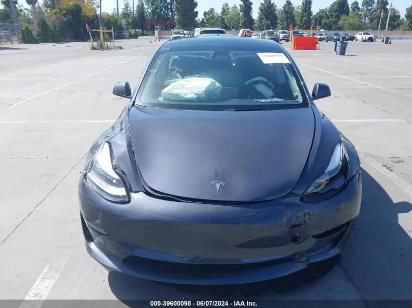 2023 Tesla Model 3 Rear-Wheel Drive VIN: 5YJ3E1EA0PF711165 Lot: 39600098