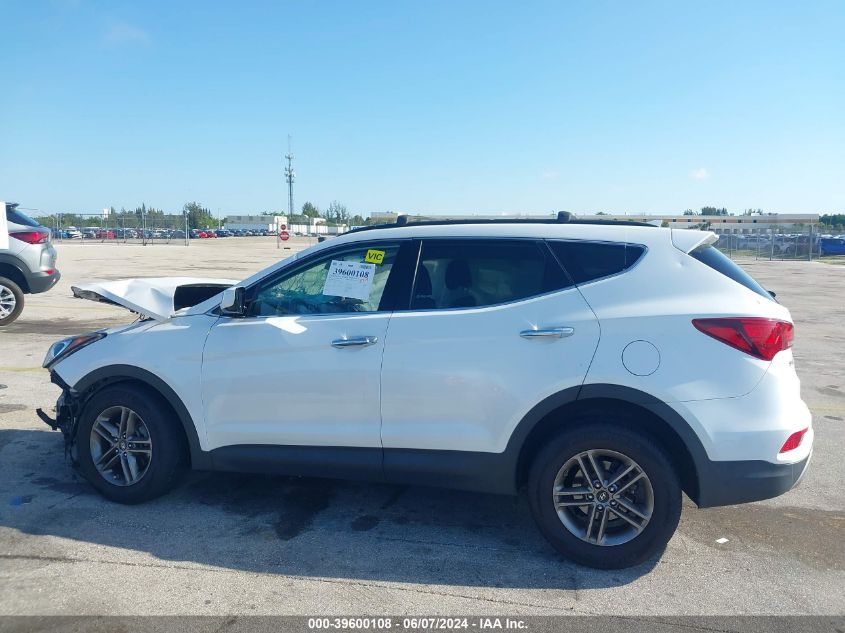 2017 Hyundai Santa Fe Sport 2.4L VIN: 5NMZU3LB7HH001071 Lot: 39600108