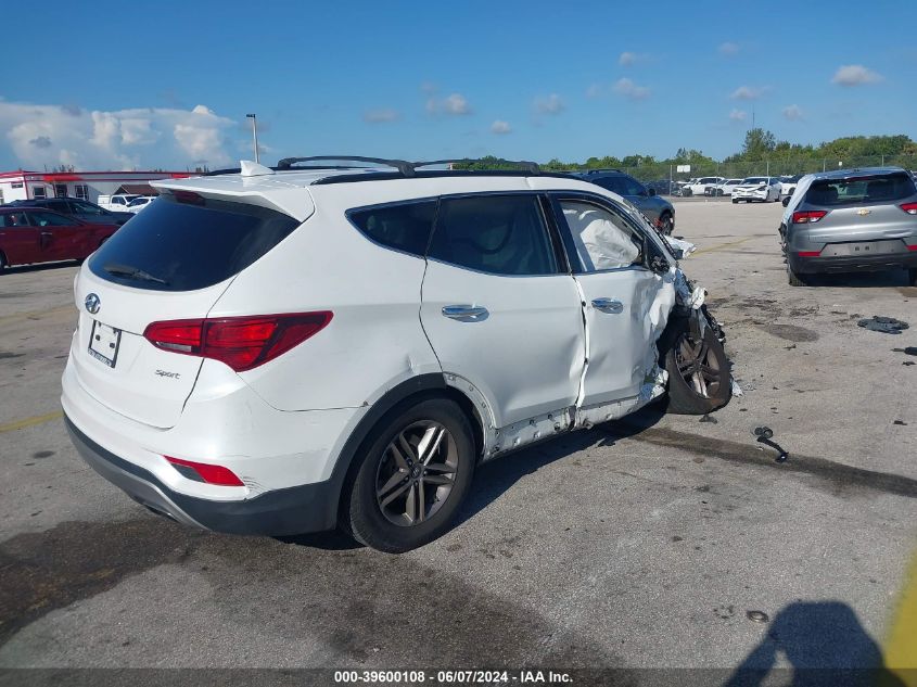 2017 Hyundai Santa Fe Sport 2.4L VIN: 5NMZU3LB7HH001071 Lot: 39600108