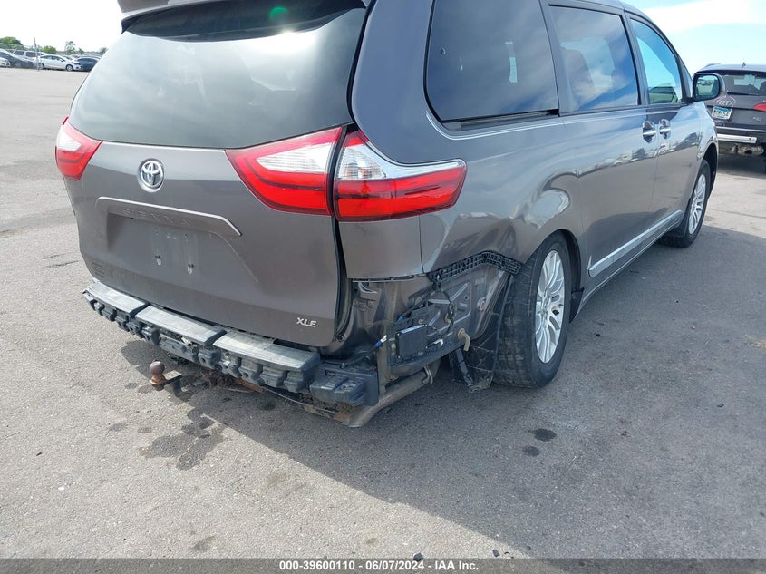 2017 Toyota Sienna Xle 8 Passenger VIN: 5TDYZ3DC1HS772109 Lot: 39600110