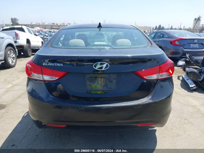 2013 Hyundai Elantra Gls VIN: 5NPDH4AE7DH333798 Lot: 39600116