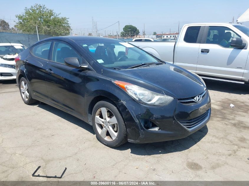 2013 Hyundai Elantra Gls VIN: 5NPDH4AE7DH333798 Lot: 39600116