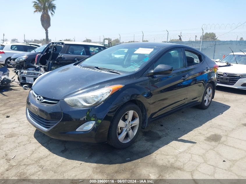 2013 Hyundai Elantra Gls VIN: 5NPDH4AE7DH333798 Lot: 39600116