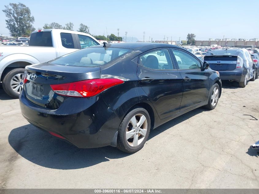 2013 Hyundai Elantra Gls VIN: 5NPDH4AE7DH333798 Lot: 39600116