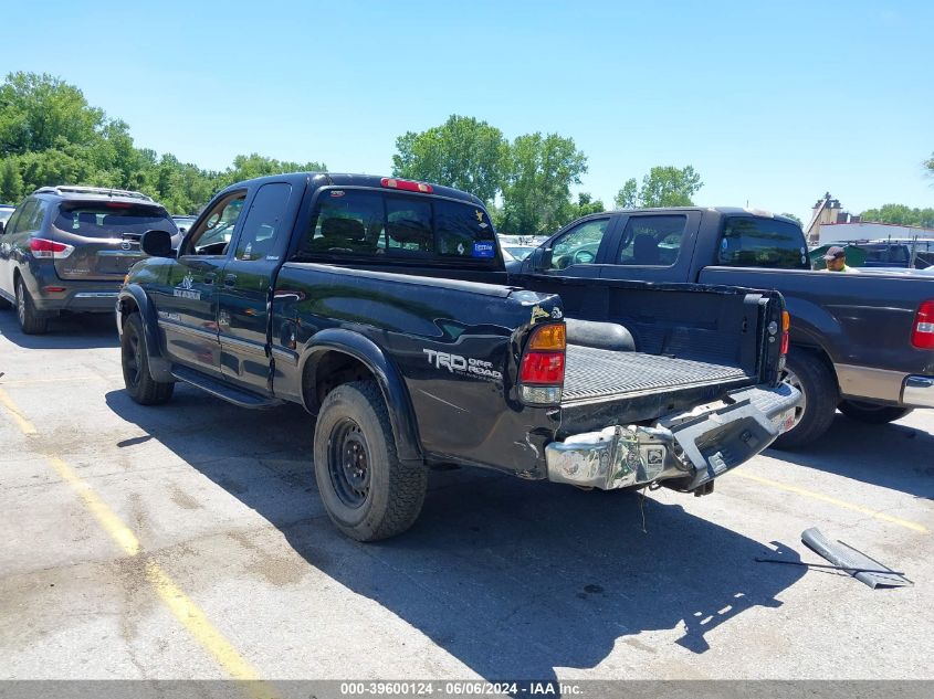 2000 Toyota Tundra Ltd V8 VIN: 5TBBT4816YS070141 Lot: 39600124