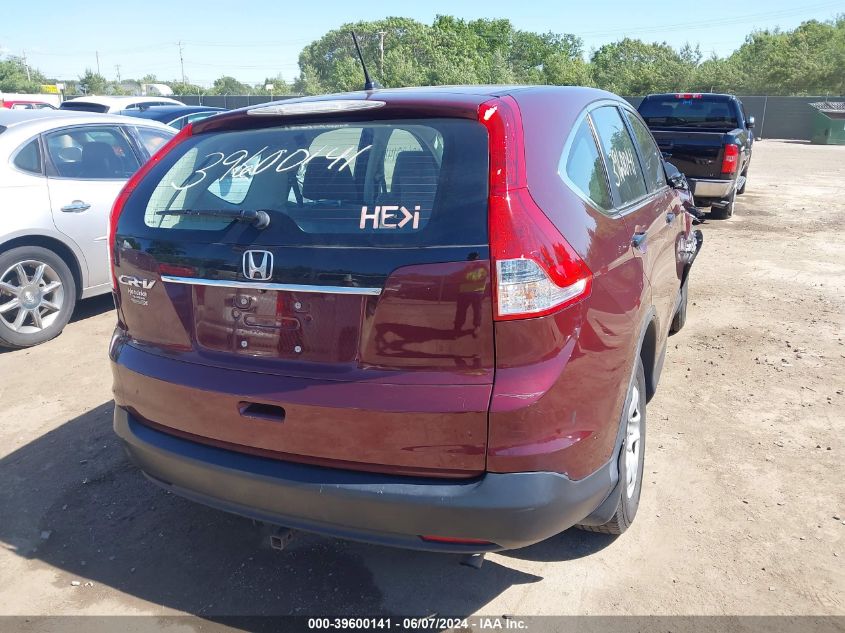 2014 Honda Cr-V Lx VIN: 5J6RM3H37EL041964 Lot: 39600141