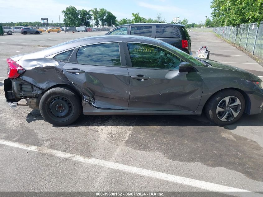 2019 Honda Civic Lx VIN: 2HGFC2E68KH583878 Lot: 39600152