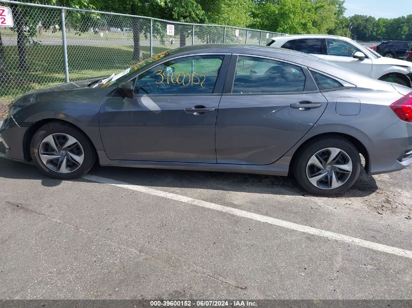 2019 Honda Civic Lx VIN: 2HGFC2E68KH583878 Lot: 39600152