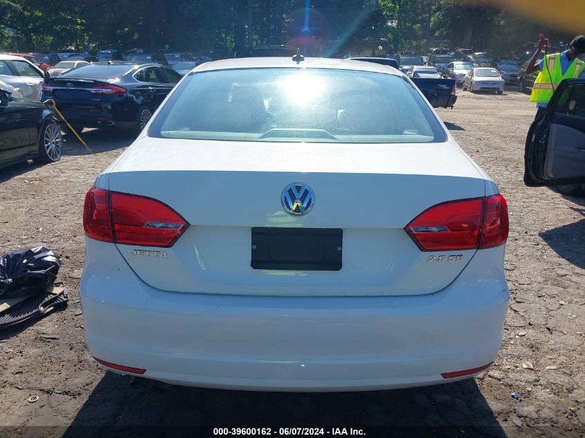 2012 Volkswagen Jetta 2.5L Se VIN: 3VWDP7AJ1CM381448 Lot: 39600162