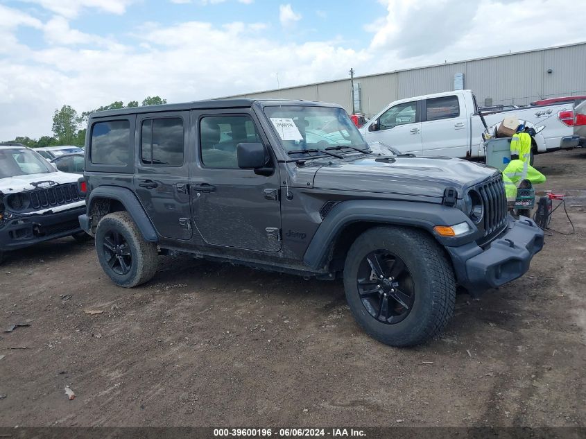 2021 Jeep Wrangler Unlimited Sport Altitude 4X4 VIN: 1C4HJXDG7MW527486 Lot: 39600196
