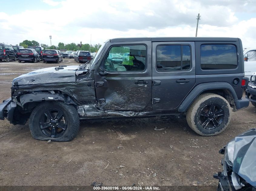 2021 Jeep Wrangler Unlimited Sport Altitude 4X4 VIN: 1C4HJXDG7MW527486 Lot: 39600196