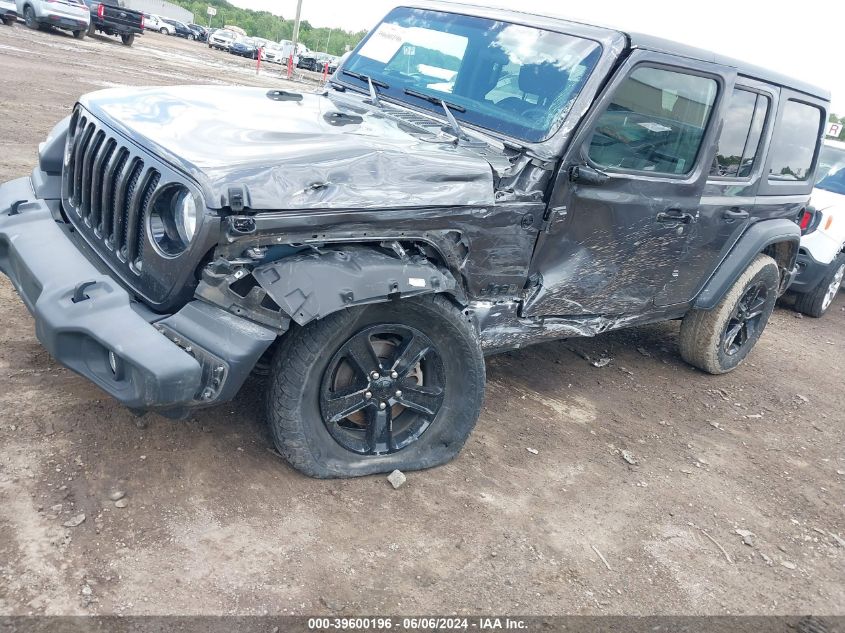 2021 Jeep Wrangler Unlimited Sport Altitude 4X4 VIN: 1C4HJXDG7MW527486 Lot: 39600196