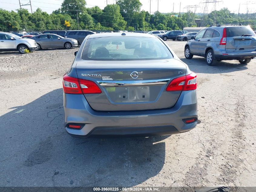 2017 Nissan Sentra Sv VIN: 3N1AB7APXHL672068 Lot: 39600225