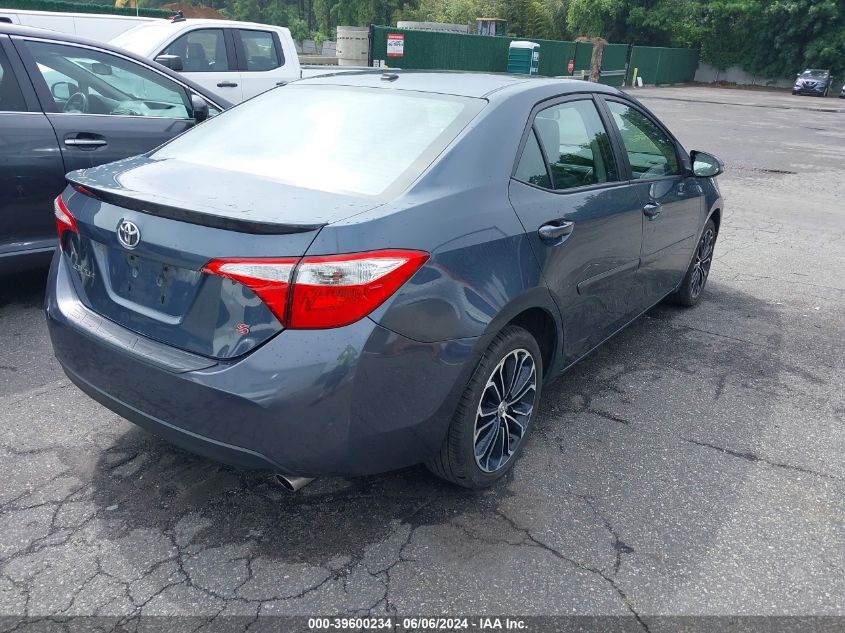 2015 Toyota Corolla S Premium VIN: 2T1BURHE0FC337672 Lot: 40715777