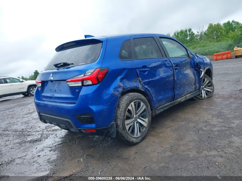 2021 Mitsubishi Outlander Sport 2.0 Be Awc/2.0 Es Awc/2.0 Le Awc/2.0 Se Awc VIN: JA4ARUAU8MU008228 Lot: 39600235