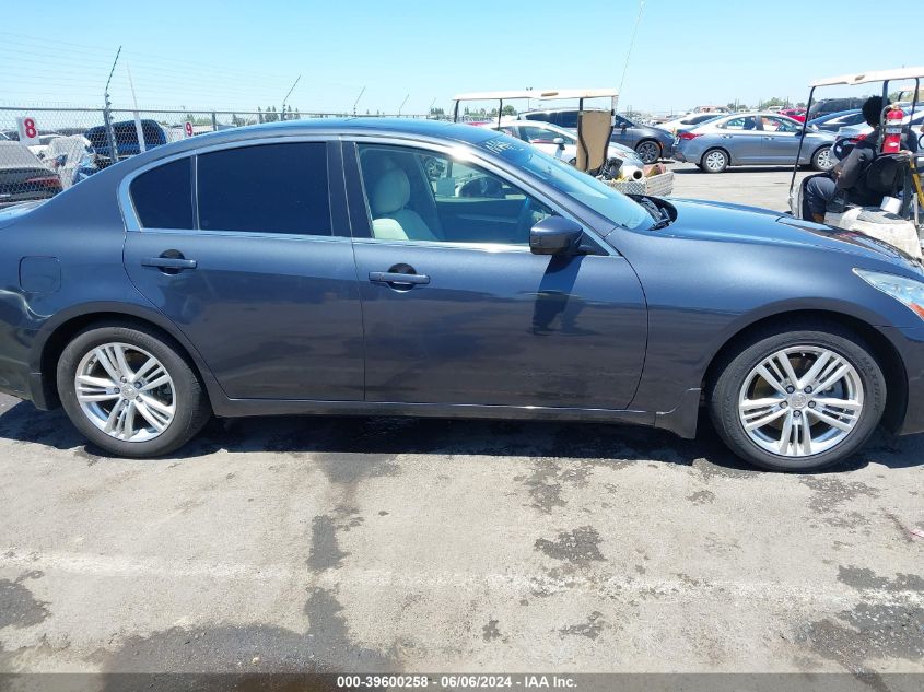 2011 Infiniti G25 Journey VIN: JN1DV6AP4BM830402 Lot: 39600258