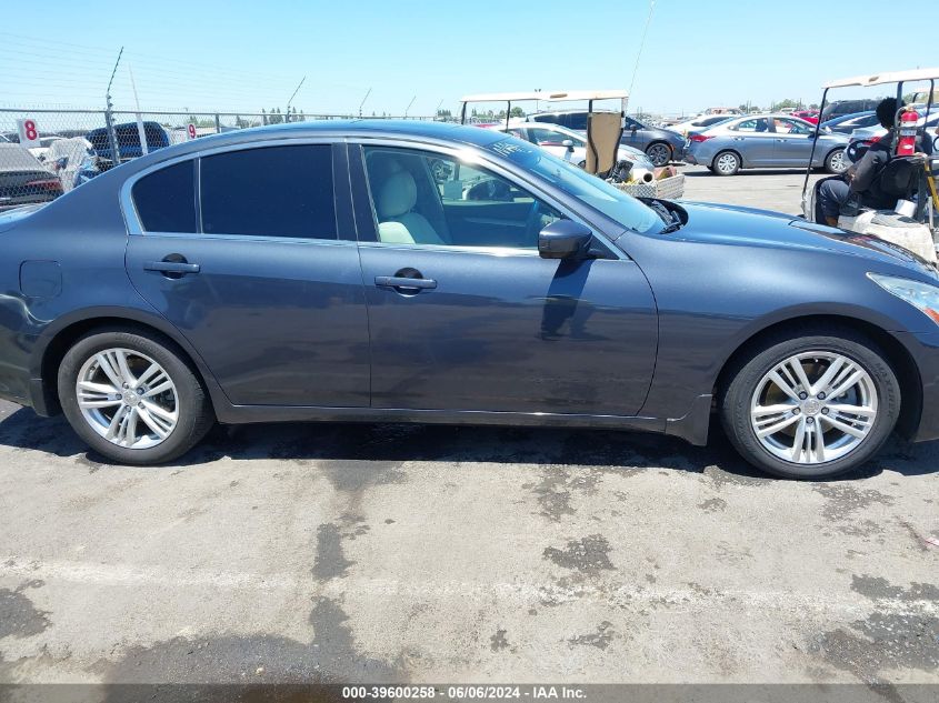 2011 Infiniti G25 Journey VIN: JN1DV6AP4BM830402 Lot: 39600258