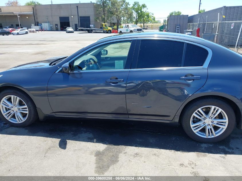 2011 Infiniti G25 Journey VIN: JN1DV6AP4BM830402 Lot: 39600258